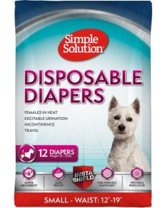 SIM DISP FEMALE DIAPERS XS